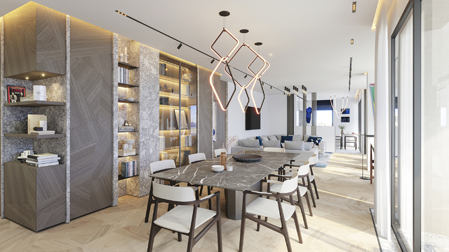 Condo Beau Rivage 8 th, designed by Cabinet architecture Monaco | Cochet Païs