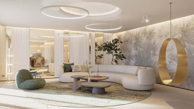 Condo Empire Of The Sun 5 th, designed by Cabinet architecture Cap d'Antibes | Cochet Païs