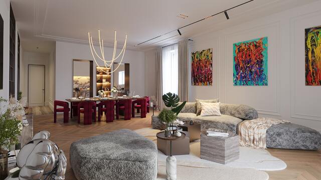 Condo Kazbec 3 rd, designed by Cabinet architecture Cannes | Cochet Païs